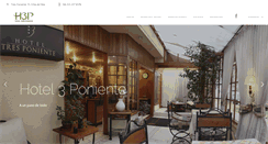 Desktop Screenshot of hotel3poniente.cl